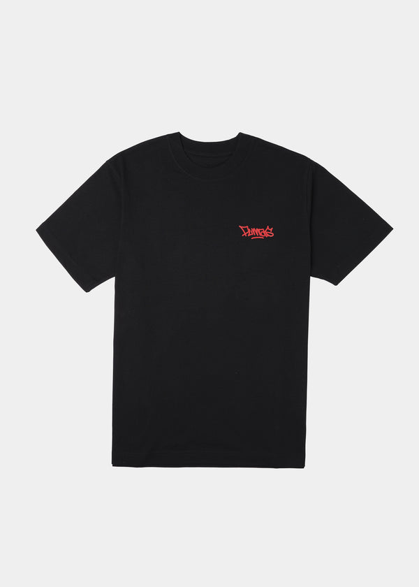 BLACK GRAFFITI TEE