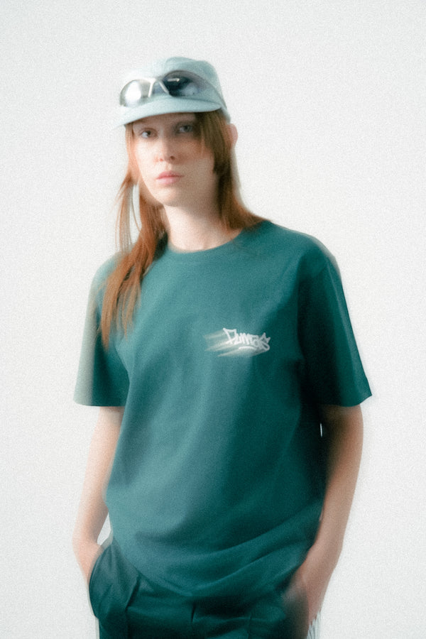 GLAZED GREEN GRAFFITI TEE