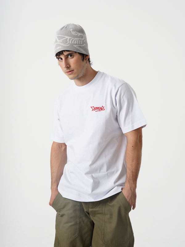 WHITE GRAFFITI TEE